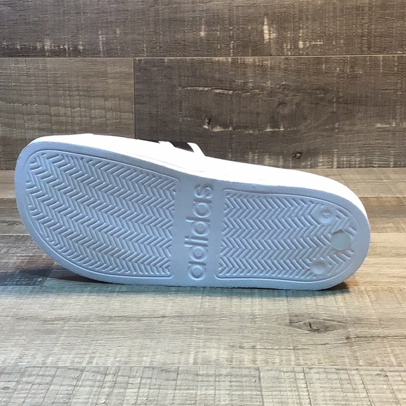 Adidas - Adilette Shower Slide White/Black - Picture 5 of 6